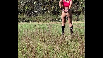 Preview 4 of Xxx247 Com - Fall Day Rode Trip Peeing and Sucking Cock at different Golf Resorts