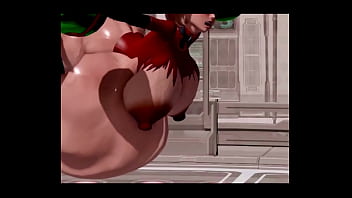 Preview 1 of Auntm Sex - 3D HQ Big Tits POV Helen Breast Expansion lactation w/ Sound added