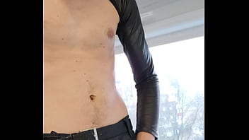 Preview 2 of Gym Bal - Sexy play by the window