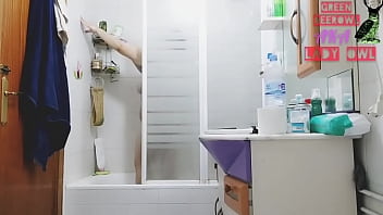 Preview 2 of Sex Mom And Boy Full Romans - Taking a hot shower