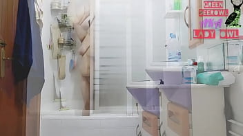 Preview 3 of Sex Mom And Boy Full Romans - Taking a hot shower