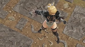 Preview 4 of Milf Masturbates Then Fucks - Cassandra appreciation poses 2B costume - Soul Calibur 6 (Fast Edition)