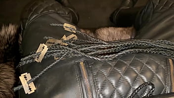 Preview 2 of Tit Beating Asian - Multi-tailed razor whip