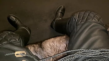 Preview 1 of Tit Beating Asian - Multi-tailed razor whip