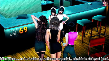 Preview 1 of Sex Nepalxxx - Historias del Caf&eacute_ 69 - Las visitantes misteriosas 3 Ada y luca
