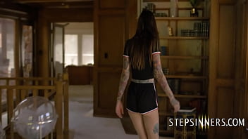 Preview 1 of Fuk Mms Nepali - Fucking My step Sons Tall Inked Girlfriend