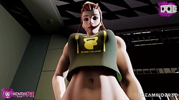 Preview 1 of Blowjob Under The Blanket - Brigitte x Mercy Hand Job VR