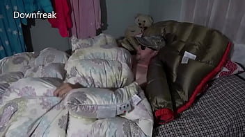Preview 3 of Flavia App - Skeaking Into Step-Sisters Room To Hump Her Comforter And Cum On Her Shiny Jacket