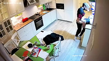 Preview 4 of Waz N - Dancing Girl Gets Blow &amp_ Fuck at Kitchen