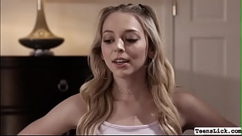Preview 1 of Real Incest Mother And Son Clips - Teen masseuse licks her teen customer
