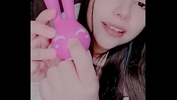 Preview 1 of Bbw Graz - Curious girl masturbating with a bunny toy