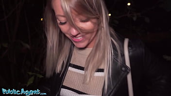 Preview 2 of Yg Guru - Public Agent - Blonde French girl caught masturbating in street fast hard fuck POV blowjob