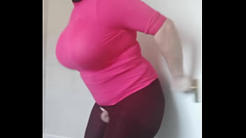 Preview 2 of Ibu Dipaksa Ngewe - Big boob sissy crossdresser dildo fuck
