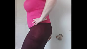 Preview 1 of Ibu Dipaksa Ngewe - Big boob sissy crossdresser dildo fuck