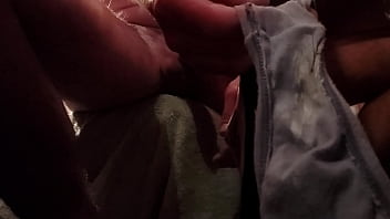 Preview 1 of Big Cokcom - Horny Boyfriend w/Thick &amp_ Throbbing Rock-Hard Cock Blows An Enormous-Fresh Load of Sticky Cum Inside/All-Over Girlfriend&#039_s Dirty &amp_ Sweaty Gym Panties [Per Her Fetish-Request]