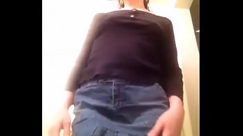Preview 1 of Choke Glasses - Sexy Foxy Lady Dance-Wearing Anal Plug Tail