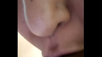 Preview 3 of Oiled Up Black Mom - HoneyBaker sucks her own nipple