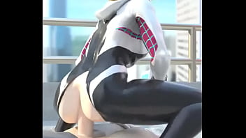 Preview 3 of Insexual Aweking - Spiderman (spidergwen) Gwen Stacy Aranhaverso