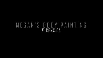 Preview 1 of Youjizz Pinoy Virgin - MEGAN&#039_S BODY PAINTING PHOTO SHOOT - ImMeganLive