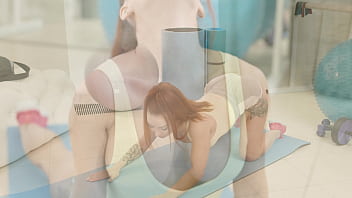 Preview 1 of Xxx Angle - Fit Yoga Slut Leyla Mult DP&rsquo_d by Stud Trainers GP2192
