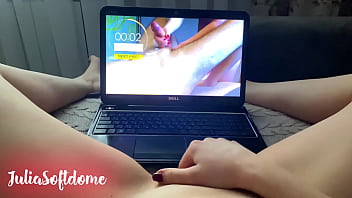 Preview 1 of Caroline Futafan - FEMALE POV MASTURBATION WATCHING PORN