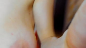 Preview 2 of Martin Horse - Naked beauty Myla Angel shows her feet,  belly,  pussy,  booty and rides on dildo!