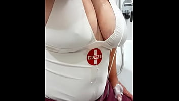 Preview 3 of Nancy Wow Girls - Pouring milk on those gorgeous size E tits