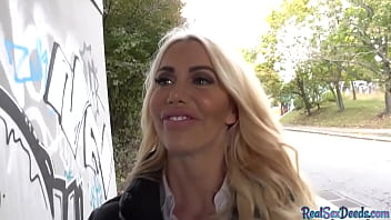 Preview 1 of Love Steam - Hugeboobs MILF pulled into giving POV blowjob and banging