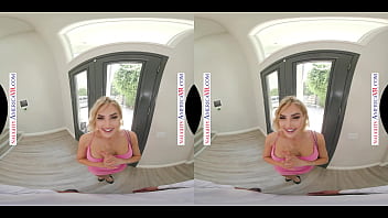 Preview 1 of Bokep Tante Montok Jav - New girl Kenzie Anne wears sexy lingerie for fan before fucking him