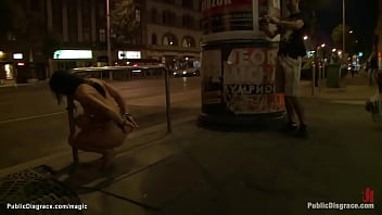 Preview 4 of Wwwbarther Sister 3gp Xxx - Romanian slave made to crawl in public