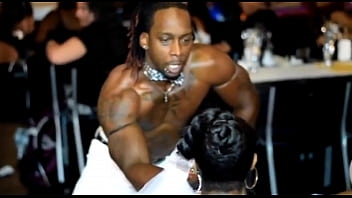 Preview 2 of Mature Vs Young Bondage - Stripper Makes Hot Link w/ His Meat