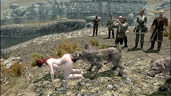 Preview 2 of Sexy Teen Sophie - Uma nova aventura. Safadinha agora tambem no mundo do Skyrim