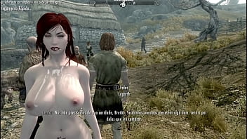 Preview 3 of Sexy Teen Sophie - Uma nova aventura. Safadinha agora tambem no mundo do Skyrim
