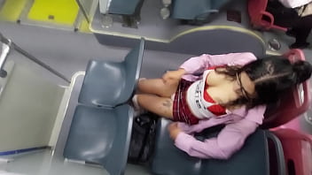 Preview 4 of Alexa Bliss Sex Video - Tetona en el Metro &iquest_Me dejas hacerte una rusa?