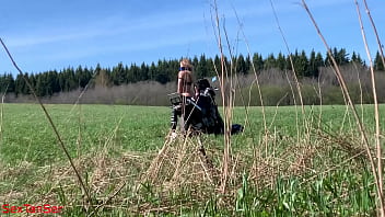 Preview 2 of Publi Money - I saw a girl fucking herself on her motorcycle.I crept up and fucked this biker