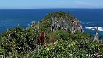 Preview 1 of New Porn 22 - BEACH ANAL SEX FOR SKINNY TEEN NESSA DEVIL IN MMF THREESOME