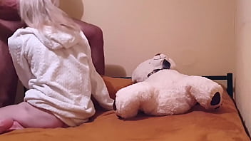 Preview 3 of Xxx Teen Saky Videos - HARD FUCKING HER BUTT AND TRYING TO KEEP HER MOUTH SHUT [CAM2] 1of3