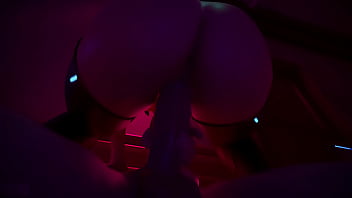 Preview 4 of Xxx Animal With Girls Sexy Video - Kiriko de overwatch siendo follada