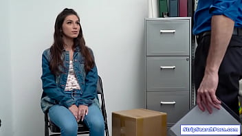 Preview 1 of Julie Son Casting - Officer fucks teen thief in the office