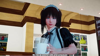 Preview 1 of Zkhcp14r 88 - Customer in a Maid Cafe