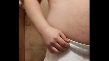 Preview 3 of Boy Touching Boobs And Fingering - Diaper wetting