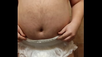Preview 1 of Boy Touching Boobs And Fingering - Diaper wetting