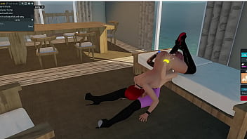 Preview 2 of Chubby Toons - Columbian chat model playing with MilenaTS and cum