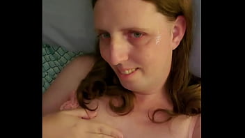 Preview 2 of Anh Sex Dong - Cute teasing brunette transgirl