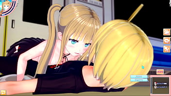 Preview 2 of Dont Cum In Moms Pussy - 【エロゲーコイカツ！(パイズリ特化版)】 金髪爆乳ギャルJKエレノア(オリキャラ)にパイズリ、パイズリフェラしまくってもらう３DCGエロアニメ動画