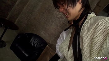 Preview 4 of Sexye Vedios - Petite Japanese Teen seduce to Multiple Creampies at Group Sex Roleplay in Uncensored JAV Porn by old Guys