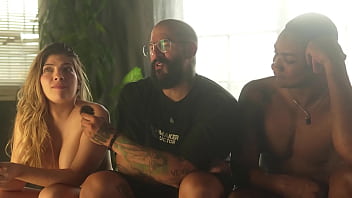 Preview 4 of Mother Makes - My first time having interracial sex! I fuck my roommate after he caught me spying on him in his bedroom