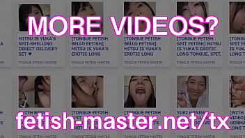 Preview 4 of Ante Xxx Bf - Japanese Asian Tongue Spit Face Nose Licking Sucking Kissing Handjob Fetish - More at fetish-master.net