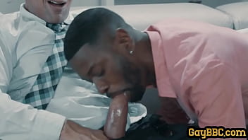 Preview 2 of Kara Price Strapon - Black bottom sucking then gets bent over and fucked