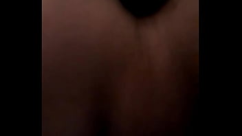 Preview 3 of Julia Brasil - 10 inch bbc dildo from behind